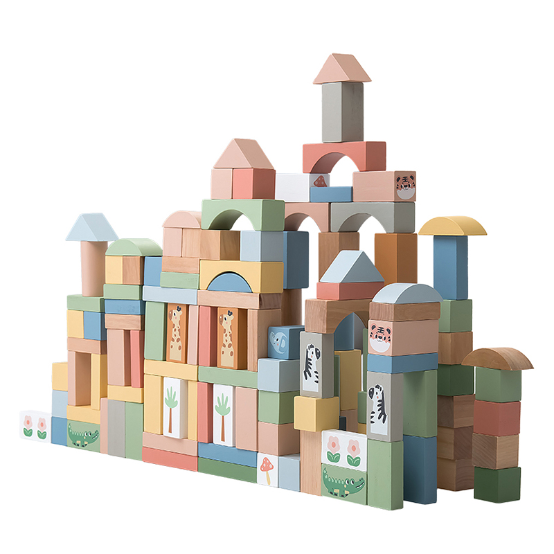 Wooden Tower Building Block 